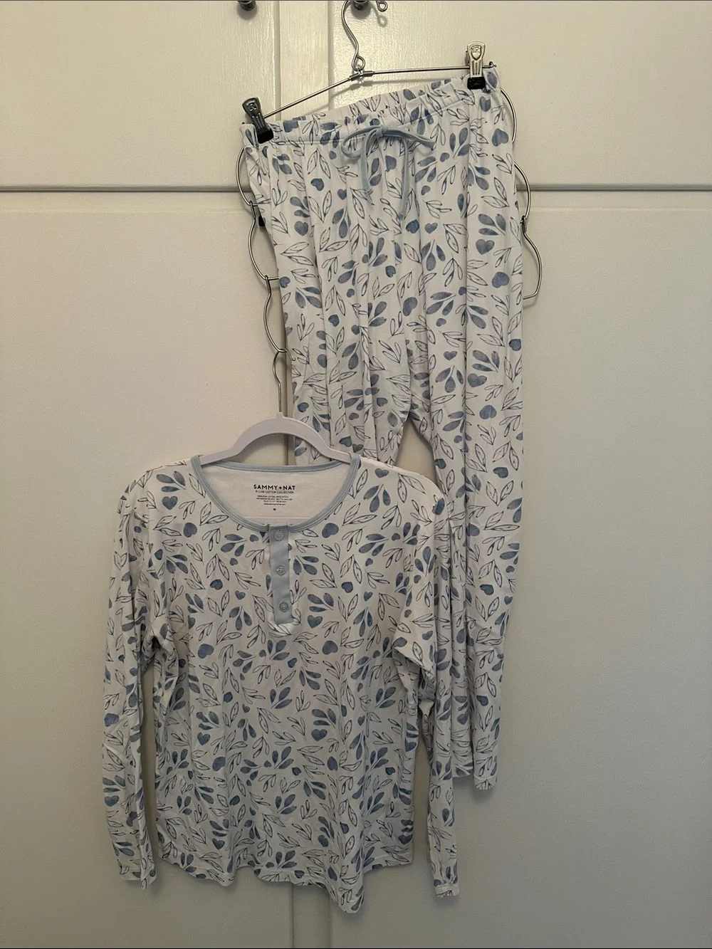 LIKE NEW Sammy + Nat Pima Cotton Matching Mommy and Me Pajamas PJs
